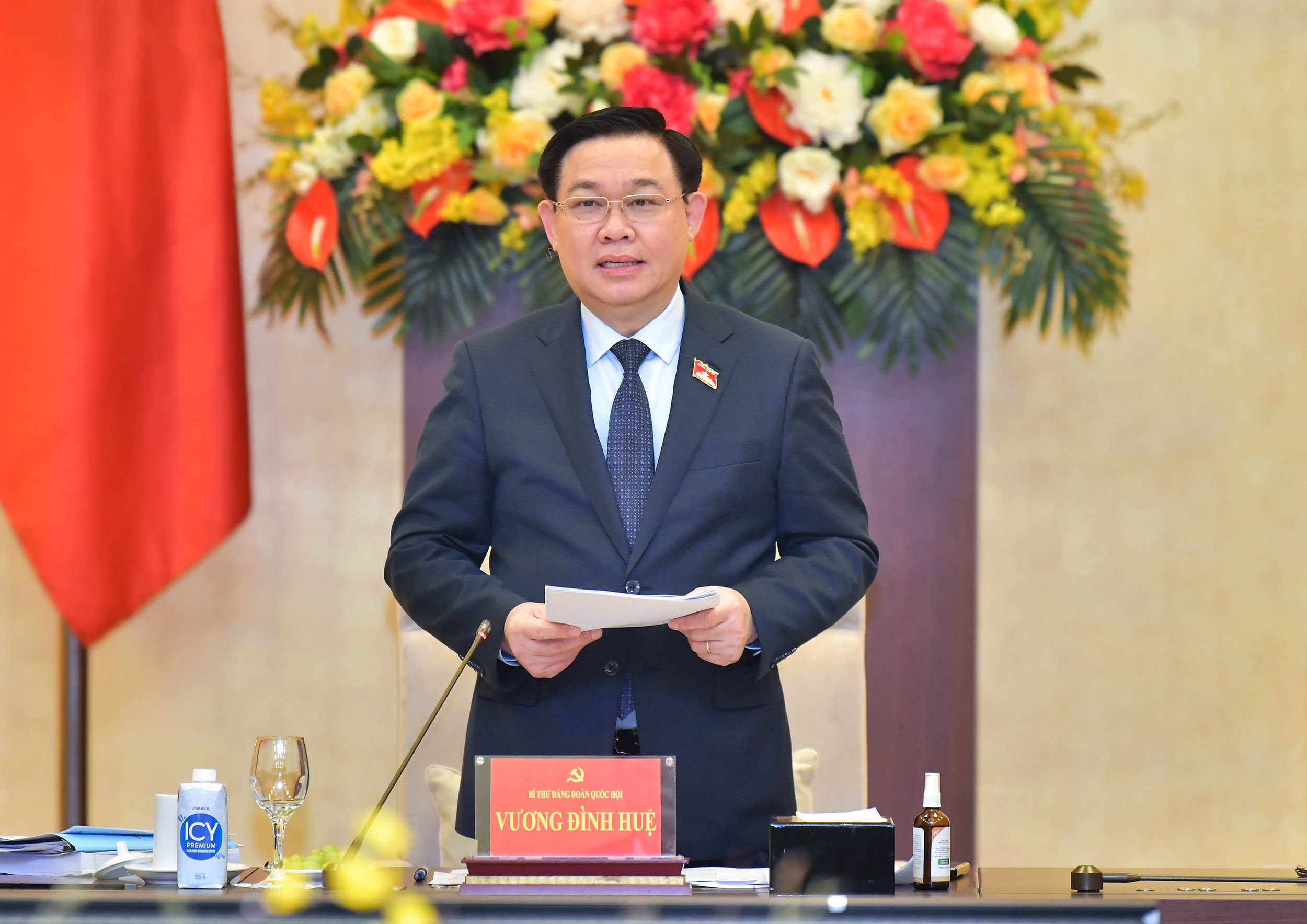 Le président de l’AN se réunit avec les dirigeants de Khanh Hoa